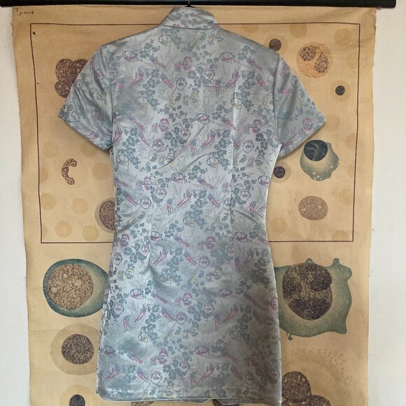 ALEXACHUNG MANDARIN COLLAR DRESS US2 - Picture 3 of 3